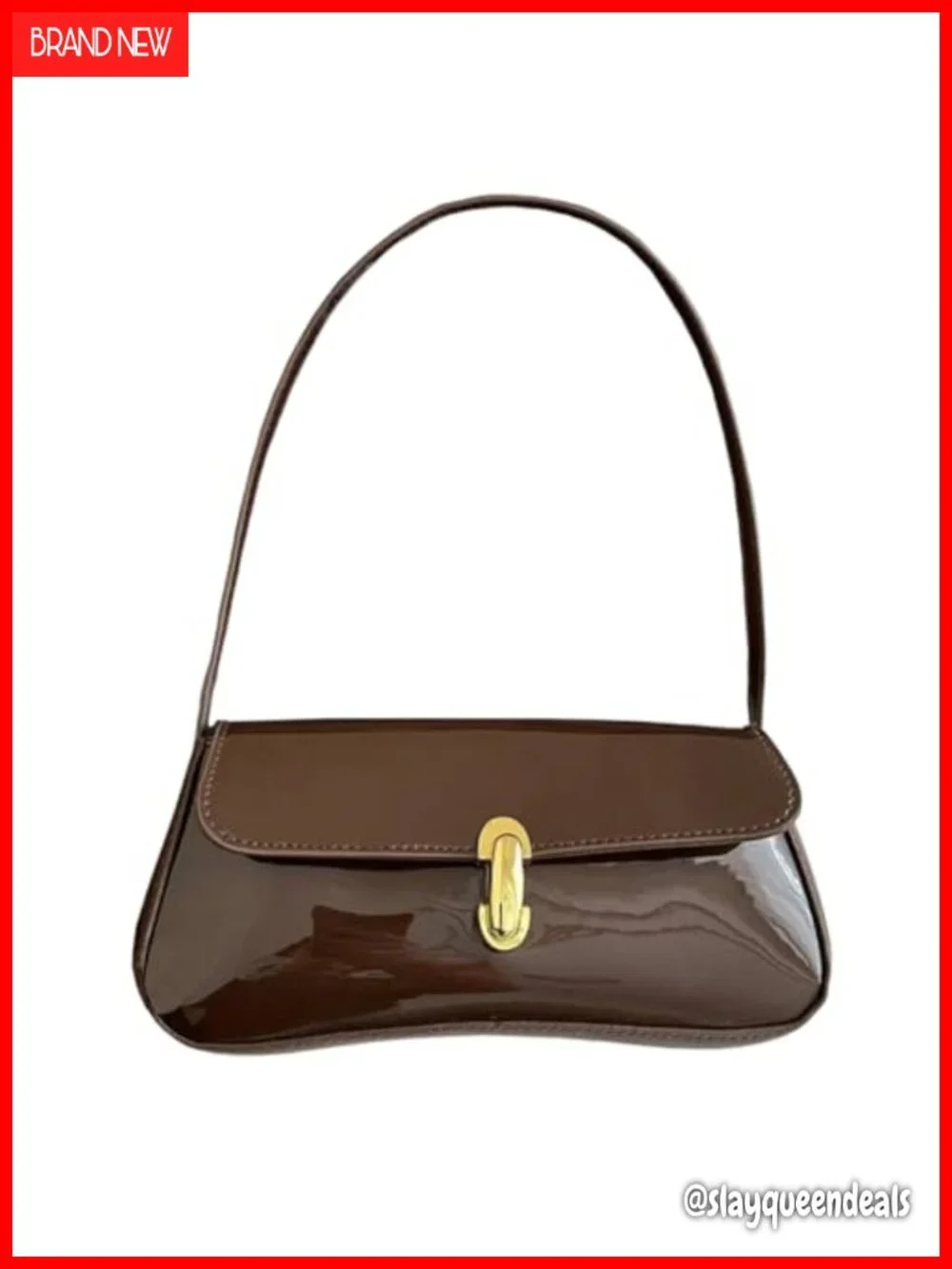 Small PU Leather Hobo Shoulder Bag Crossbody Retro Clutch Purse